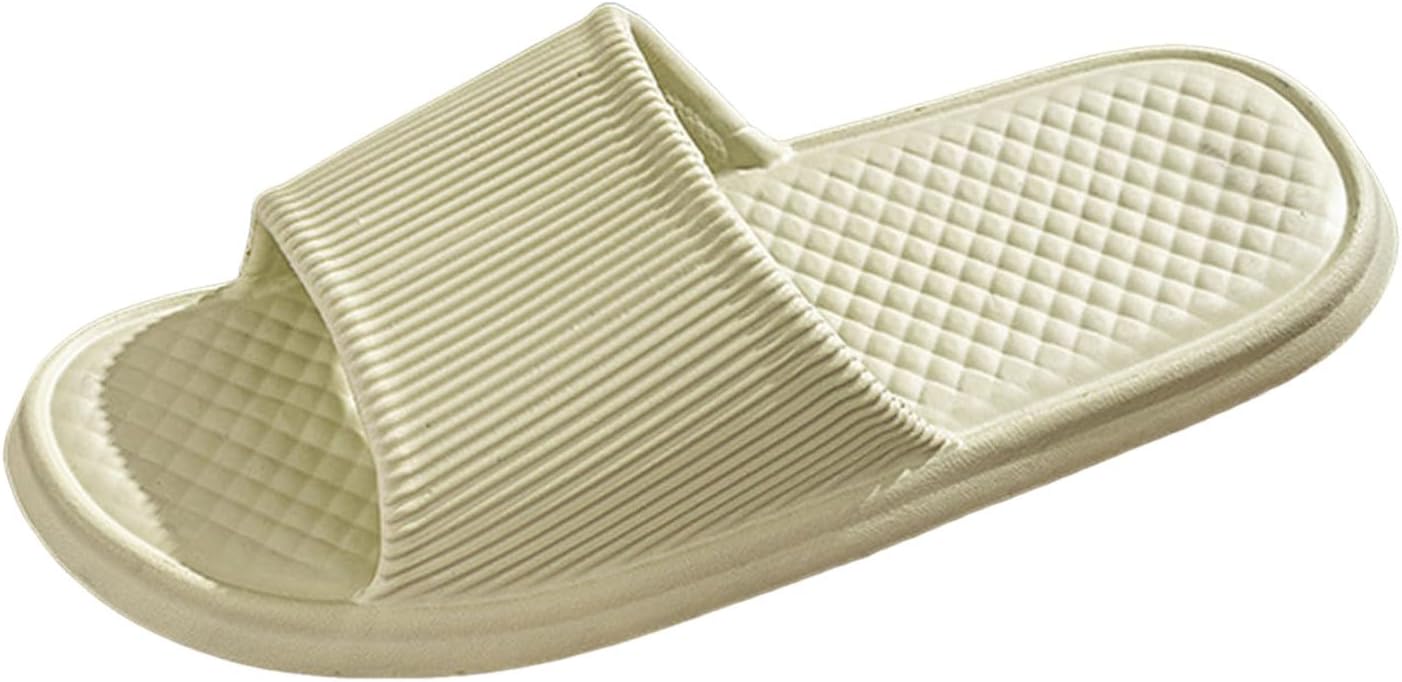 

Домашние тапочки для женщин и мужчин, легкие нескользящие тапочки для душа, пляжные сандалии для дома и улицы Generic, зеленый