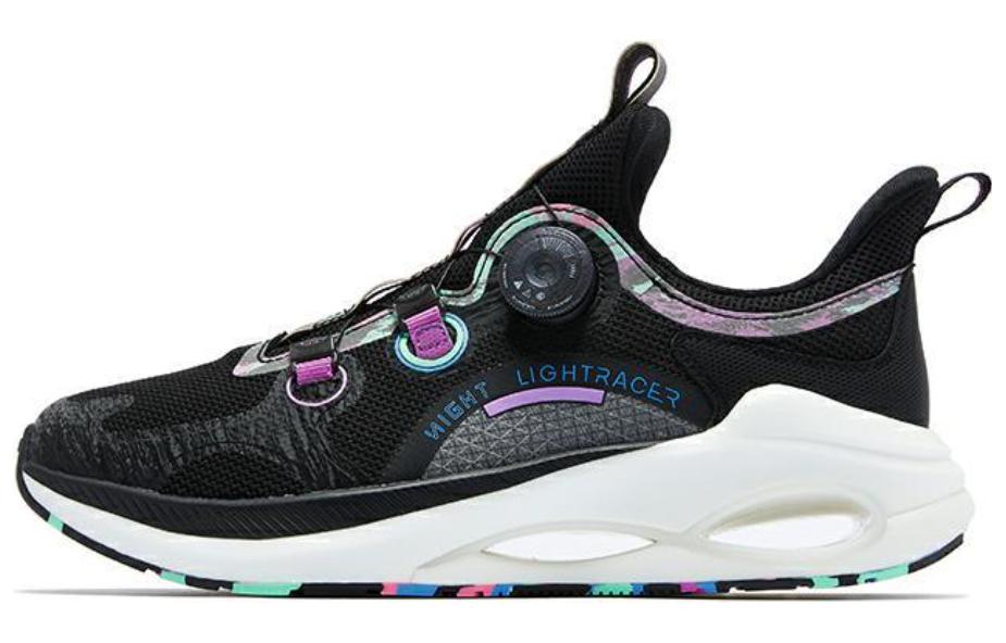 

Легкие кроссовки Rebound Low-Top мужские черно-фиолетовые QIAODAN