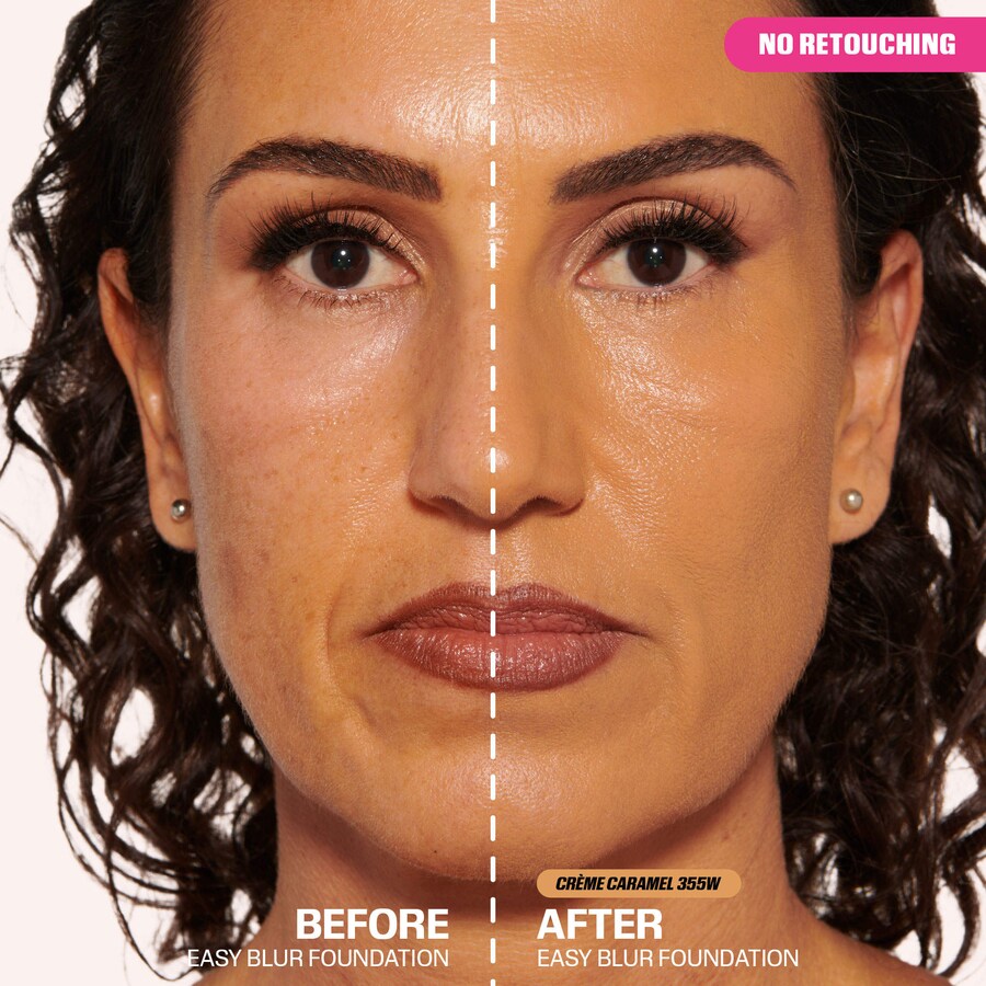 Тональная основа Easy Blur Natural Airbrush Foundation с ниацинамидом HUDA BEAUTY, 1 oz /30 mL, Creme Caramel 355W — фото 2