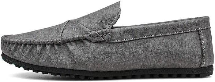 Лоферы из экокожи серые, Mens Loafers SayfuR — фото 2