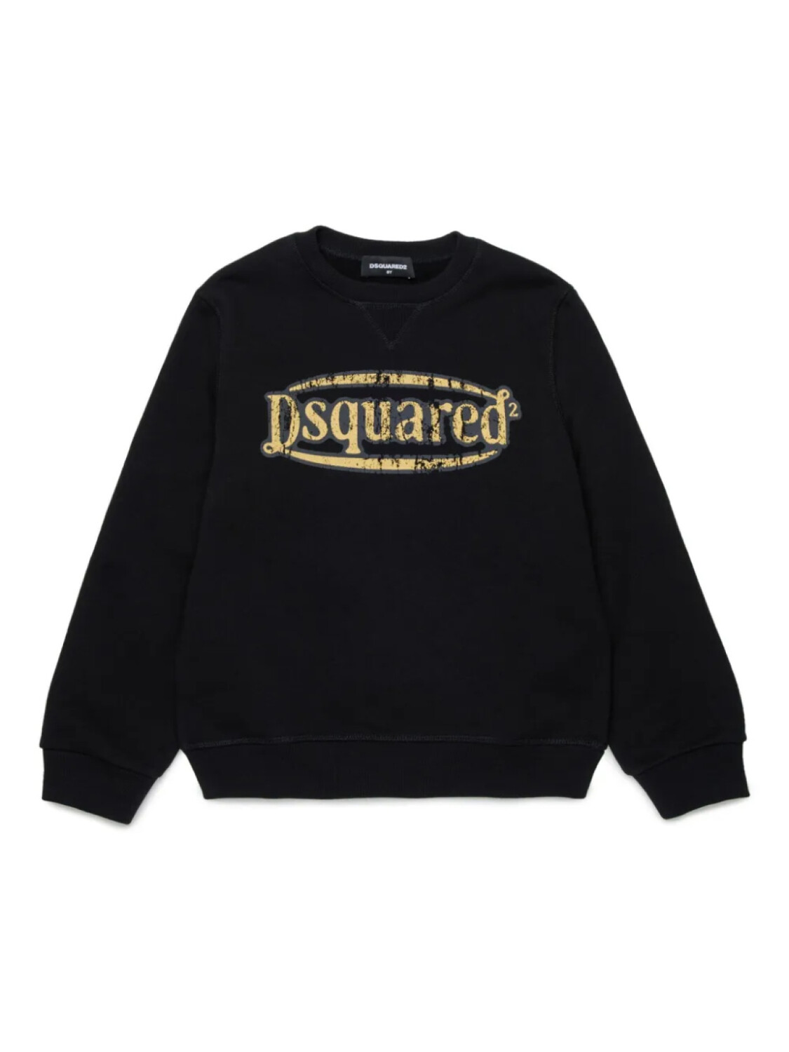 

DSQUARED2 KIDS хлопковая толстовка с логотипом, черный