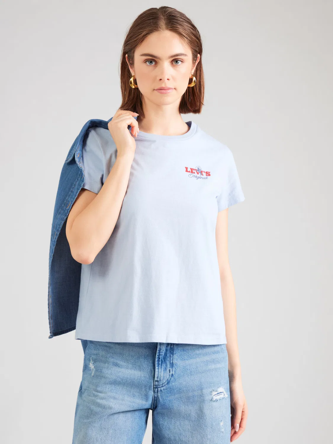 Футболка 'The Perfect' Levi'S , Pastel Blue — фото 2