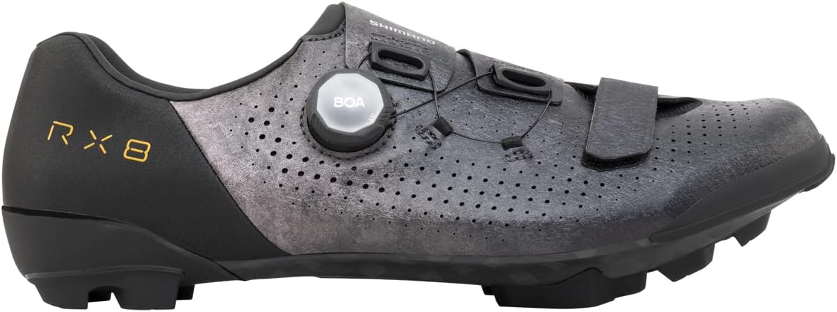 Мужские гоночные гравийные кроссовки SHIMANO SH-RX801 ультралегкие высокой производительности, черный — фото 4
