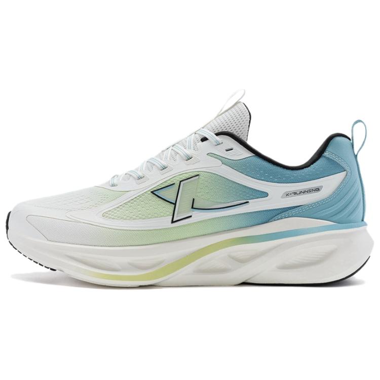 

Кроссовки мужские с низким верхом Sail White/Mist Blue/Jelly Green Xtep