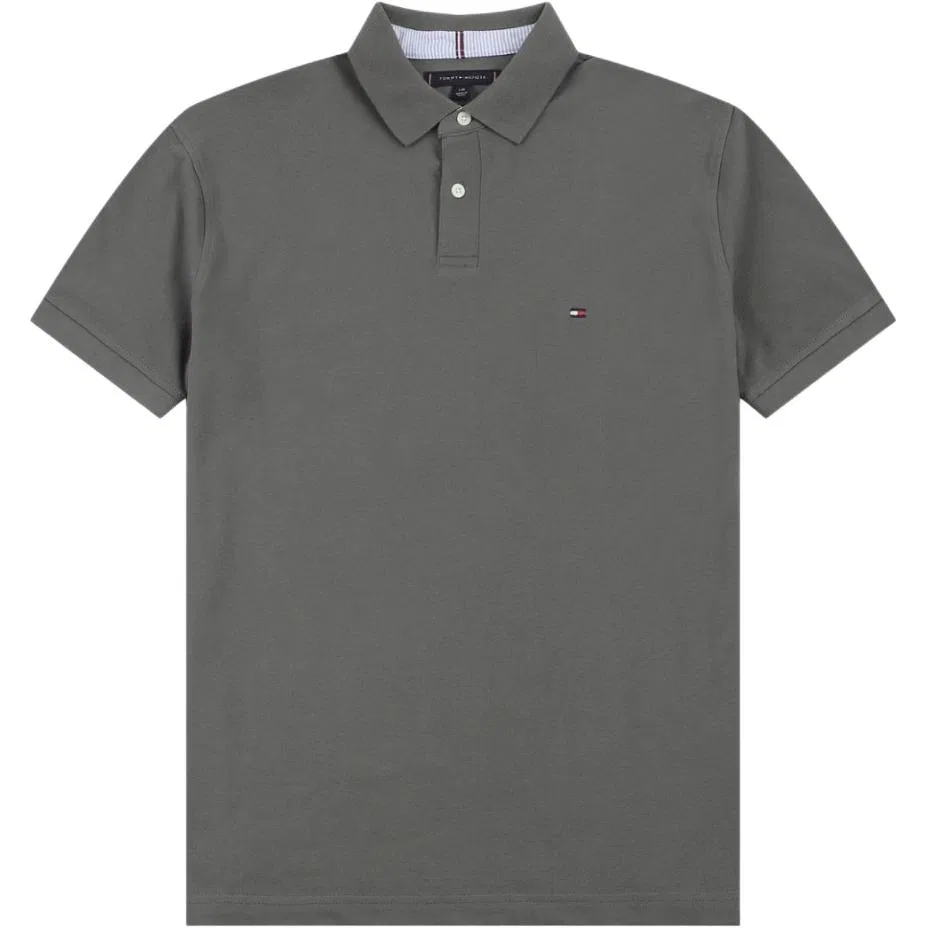 Поло Tommy Hilfiger серое мужское