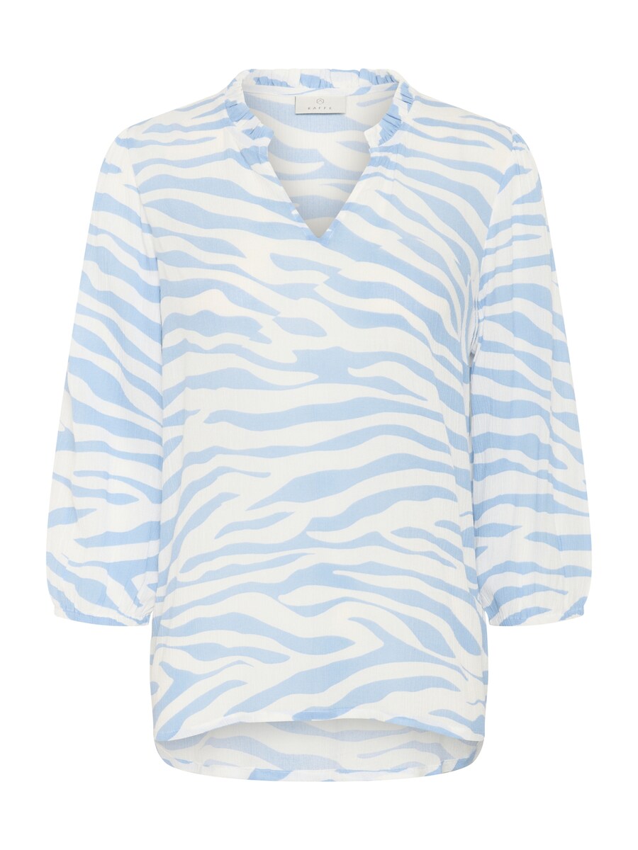 

Блуза Kaffe Edita Amber, цвет Light blue/White