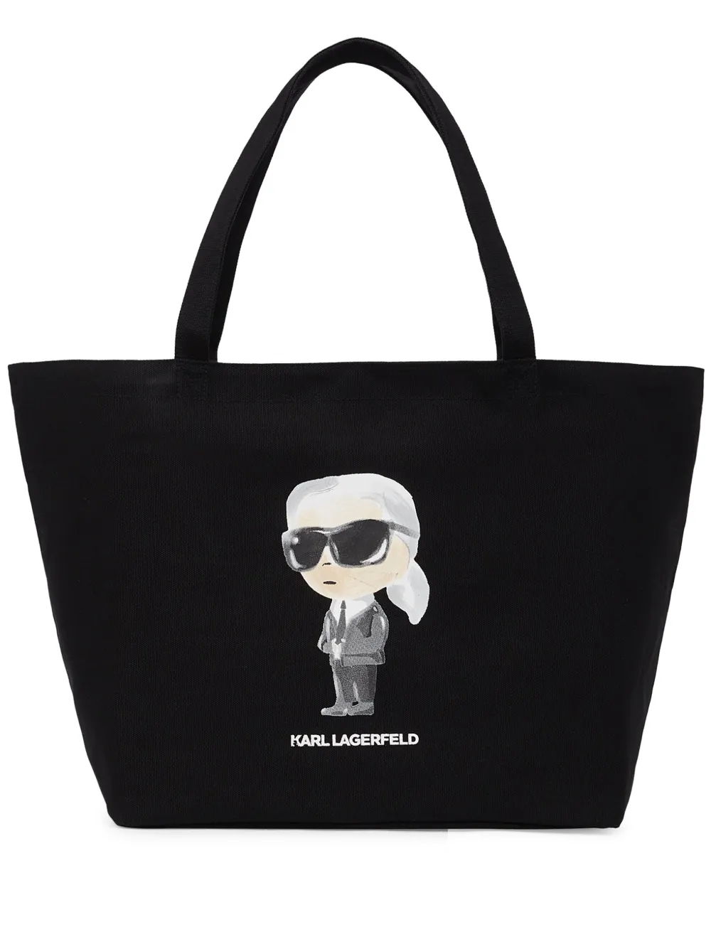 

Сумка-тоут Ikon KARL LAGERFELD, черный
