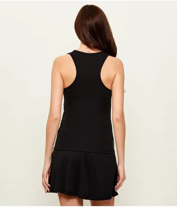 Топ Lacoste slim fit, черный — фото 3