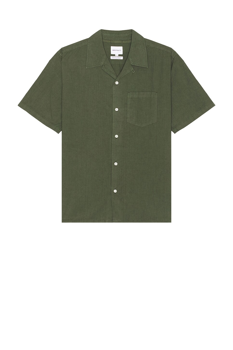 

Рубашка Carsten из хлопкового тенселя Norse Projects, цвет Spruce Green