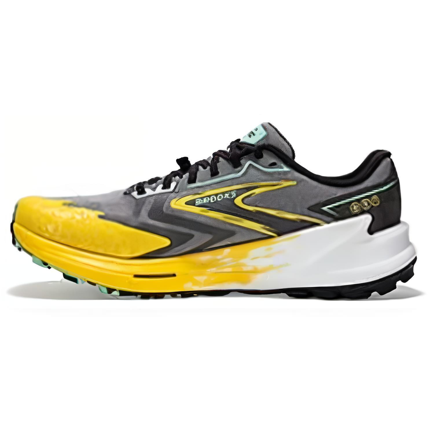 

Brooks Кроссовки Catamount 3 'Lemon Chrome Sedona Sage' лимонно-серые, цвет Lemon/Gray