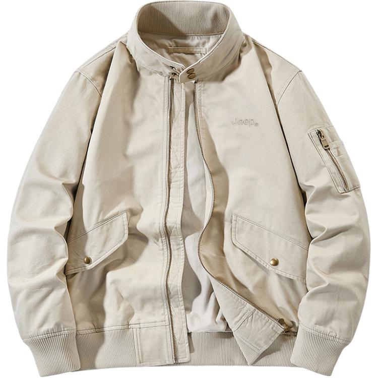 

Куртка Unisex Stand Collar Moderate Workwear Jeep, экрю