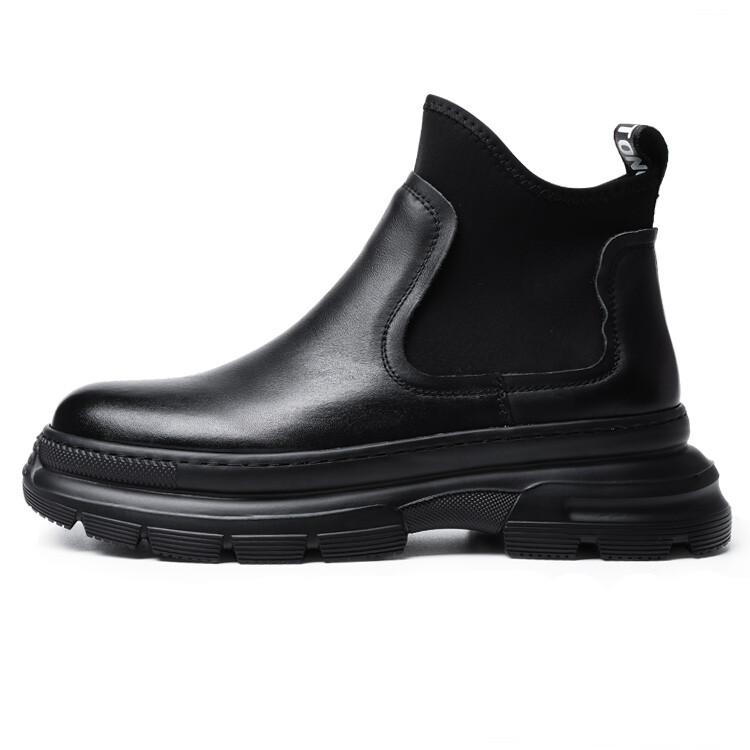 

Челси Ботинки Мужские Yedani, цвет Black Fleece-Lined
