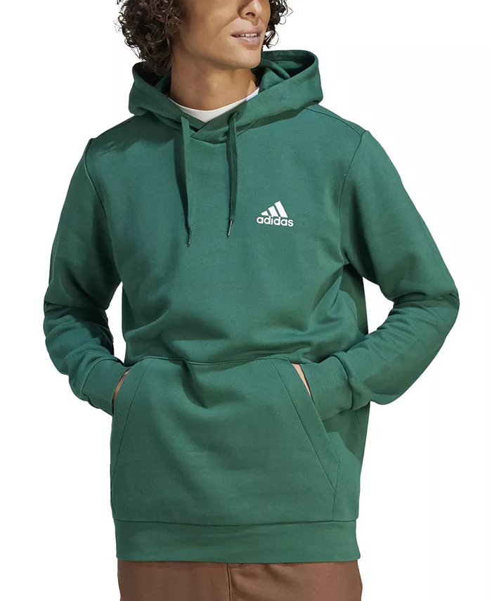 

Мужская уютная флисовая толстовка с капюшоном Feel Cozy Essentials adidas, зеленый