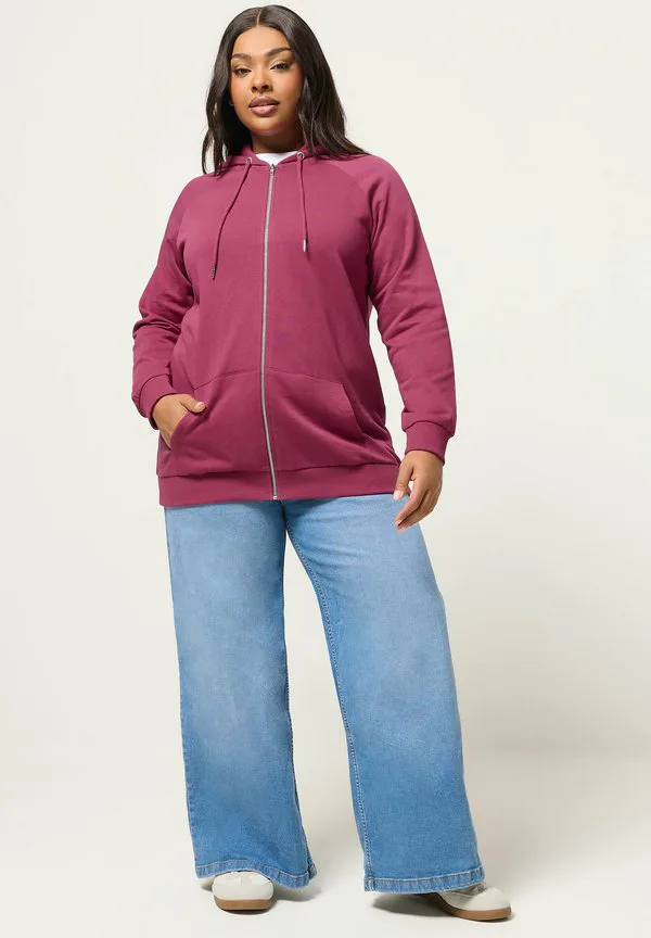 

Толстовка с капюшоном на молнии Yours Clothing, Red, Красный, Толстовка с капюшоном на молнии Yours Clothing, Red