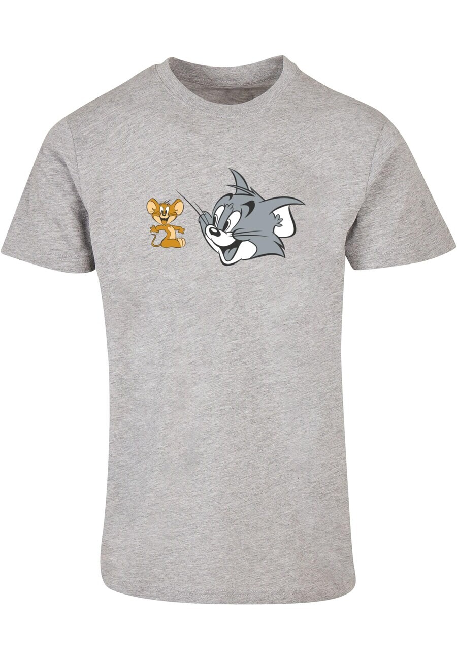 

Классическая футболка ABSOLUTE CULT Shirt Tom and Jerry - Simple Heads, цвет grey/mottled grey