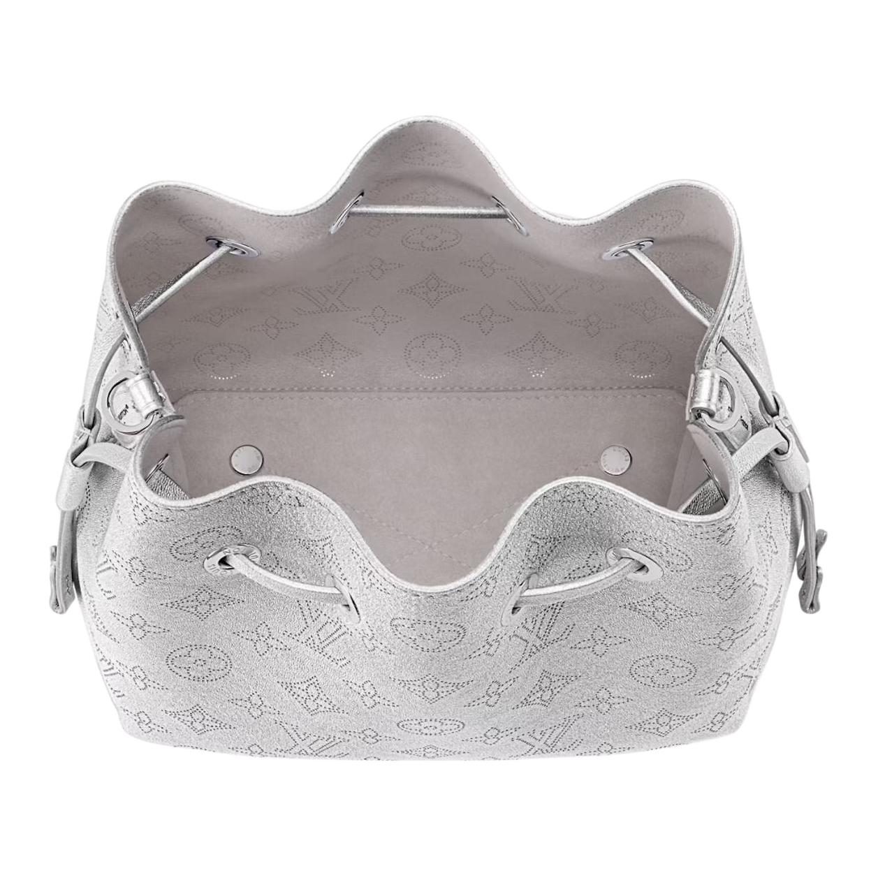 LOUIS VUITTON Сумка кроссбоди Bella Sheepskin, женская сумка через плечо Silver White — фото 4