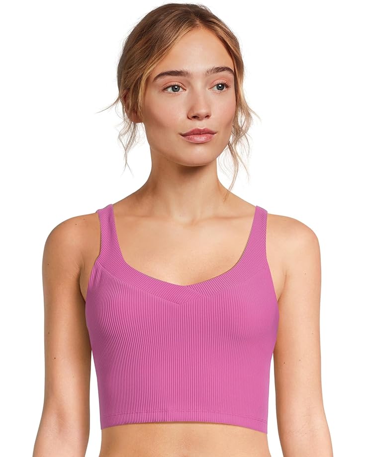 

Топ Beyond Yoga Impulse Cropped Tank, цвет Sunset Violet