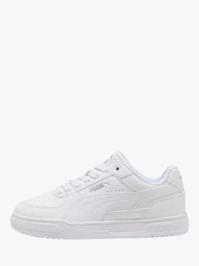 Детские кожаные кроссовки Caven III, белые PUMA — фото 4