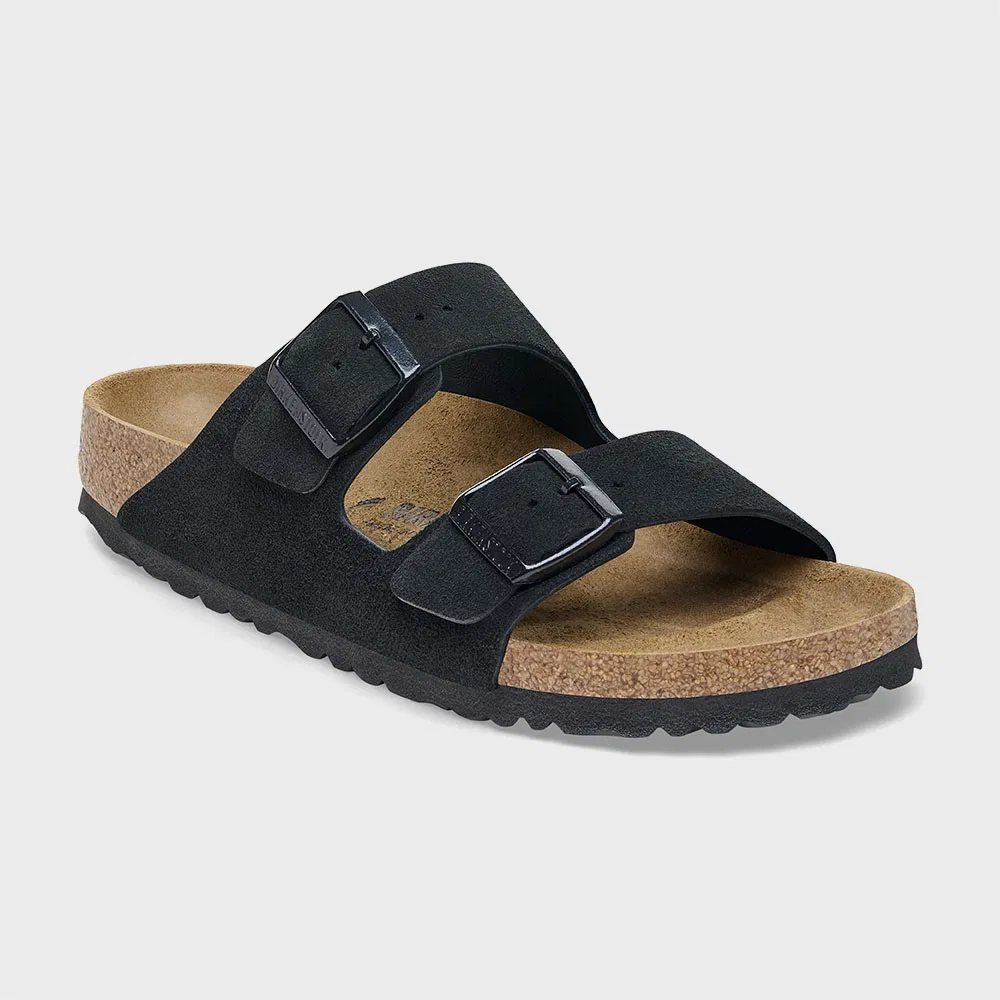 Мужские чёрные сандалии Arizona Leve Regular от Birkenstock