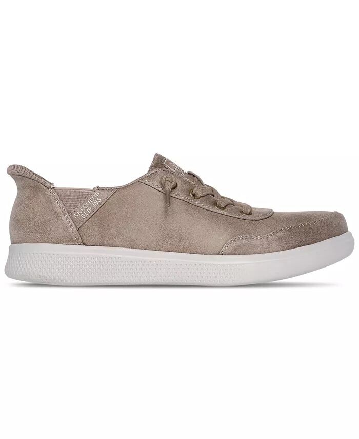 Женские слипоны BOBS Skip Cute - BCute Уютные повседневные кроссовки от Finish Line Skechers, коричневый/бежевый — фото 4
