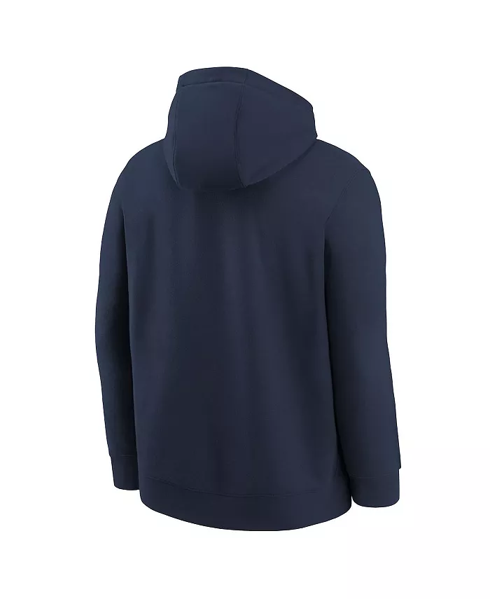Большие мальчики и девочки Navy Washington Wizards 2025/26 Club Fleece Practice Hoodie Nike — фото 2