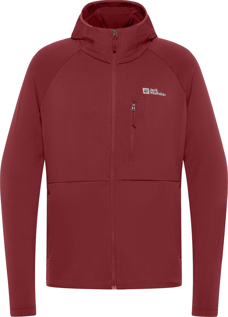 

Куртка для активного отдыха JACK WOLFSKIN, рубиново-красный