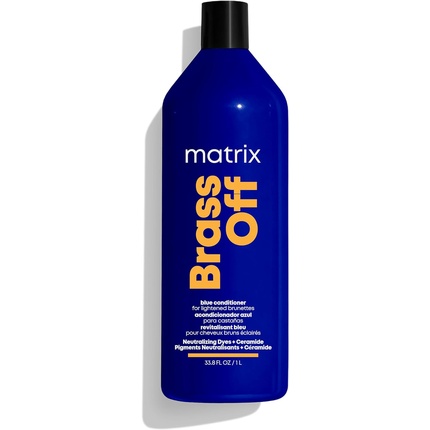 

Matrix Brass Off Color Protecting Blue Тонирующий кондиционер для осветленных каштановых волос 1л