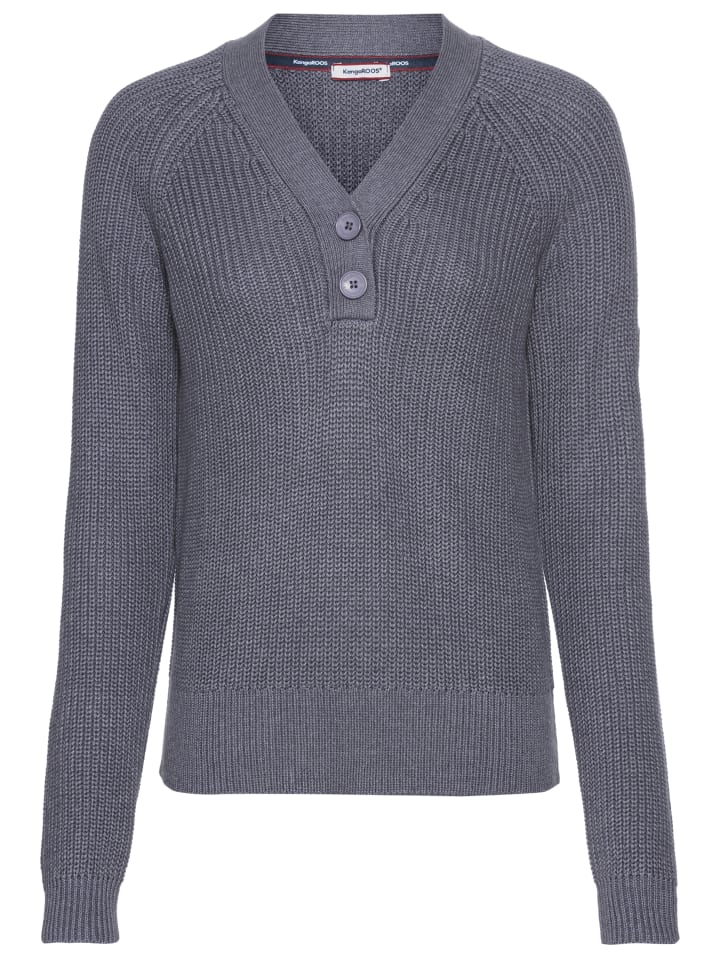 

Kangaroos Свитер с V-образным вырезом синего цвета