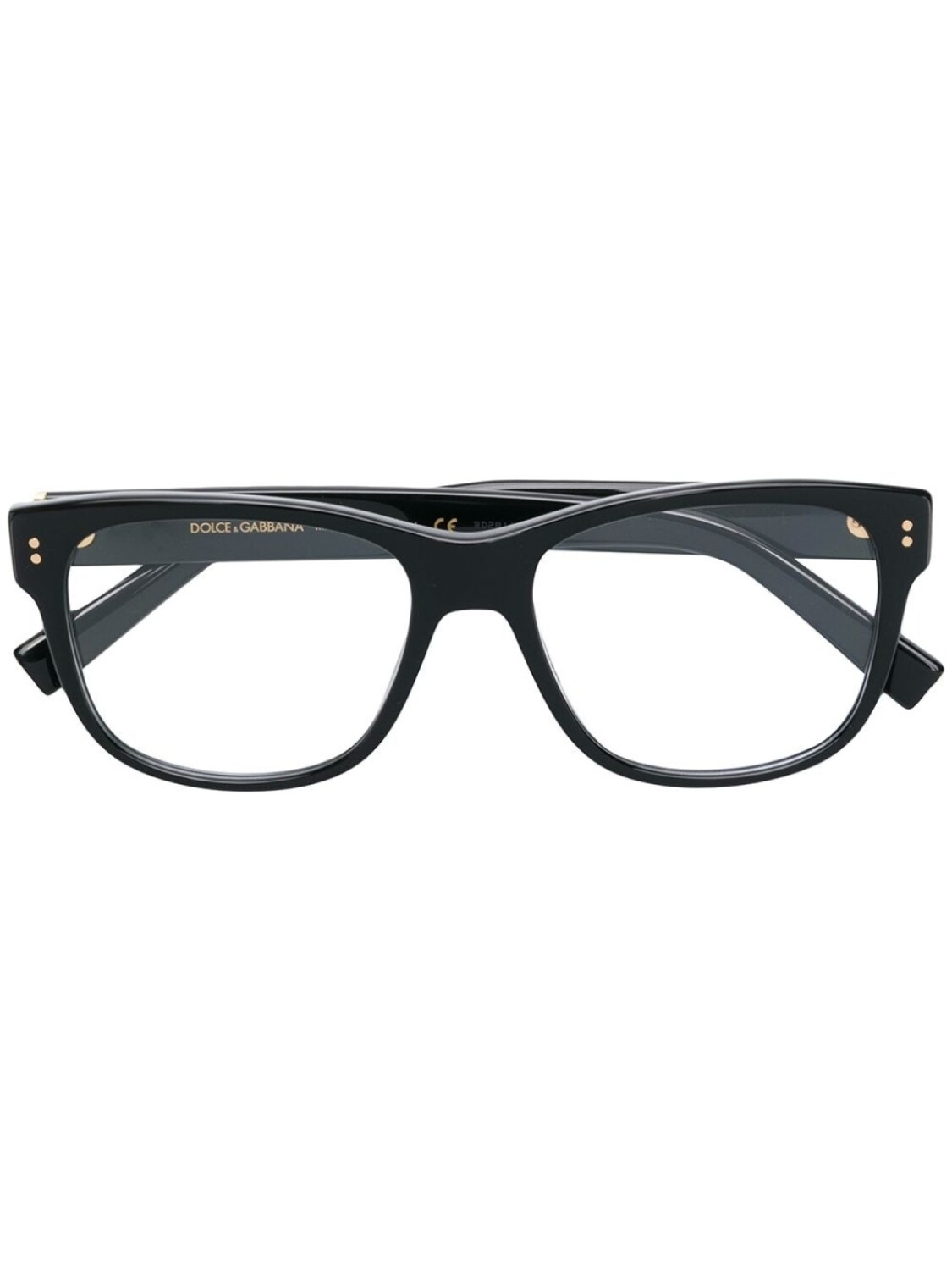 

Dolce & Gabbana Eyewear очки для зрения в квадратной оправе, черный