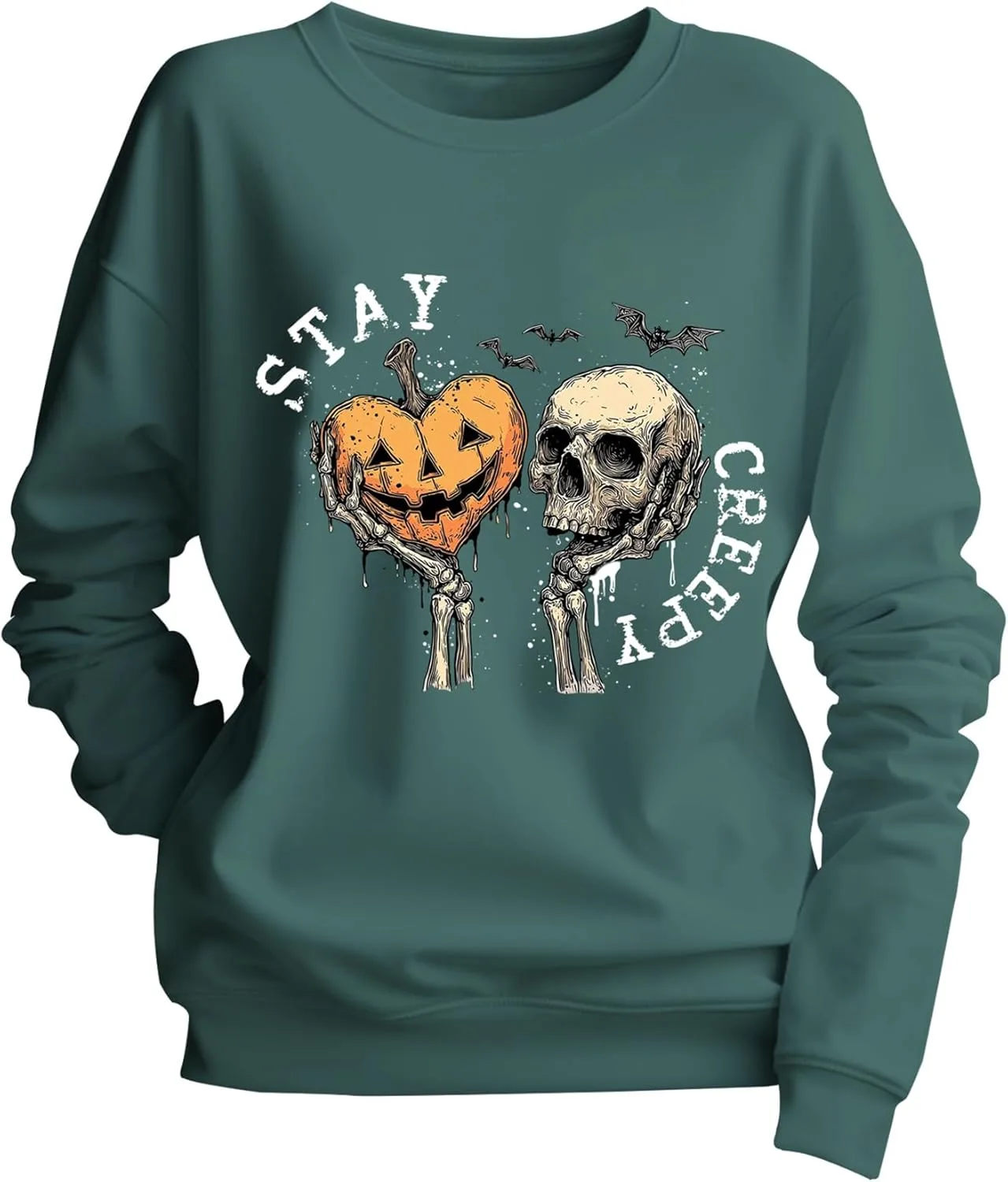 

Толстовка Stay Creepy с длинным рукавом Yuisi Doxn