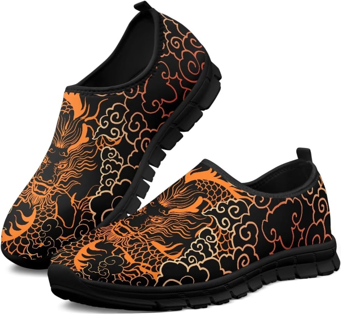 

Мужские поддерживающие кроссовки для бега, модные повседневные спортивные туфли, эластичная амортизированная обувь для прогулок и путешествий, на каждый день и свидания, размер 5-14, черная подошва Ocxbuir