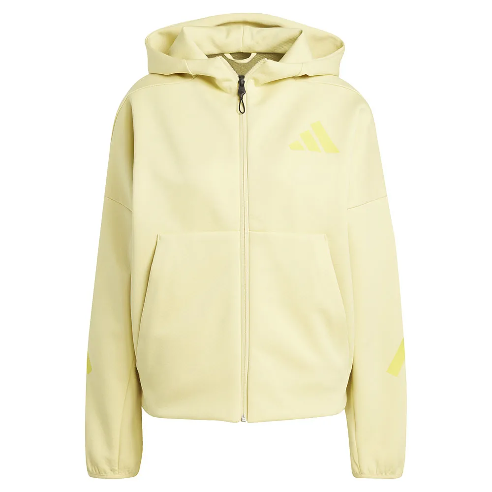 Толстовка adidas Z.N.E full zip, желтый — фото 3