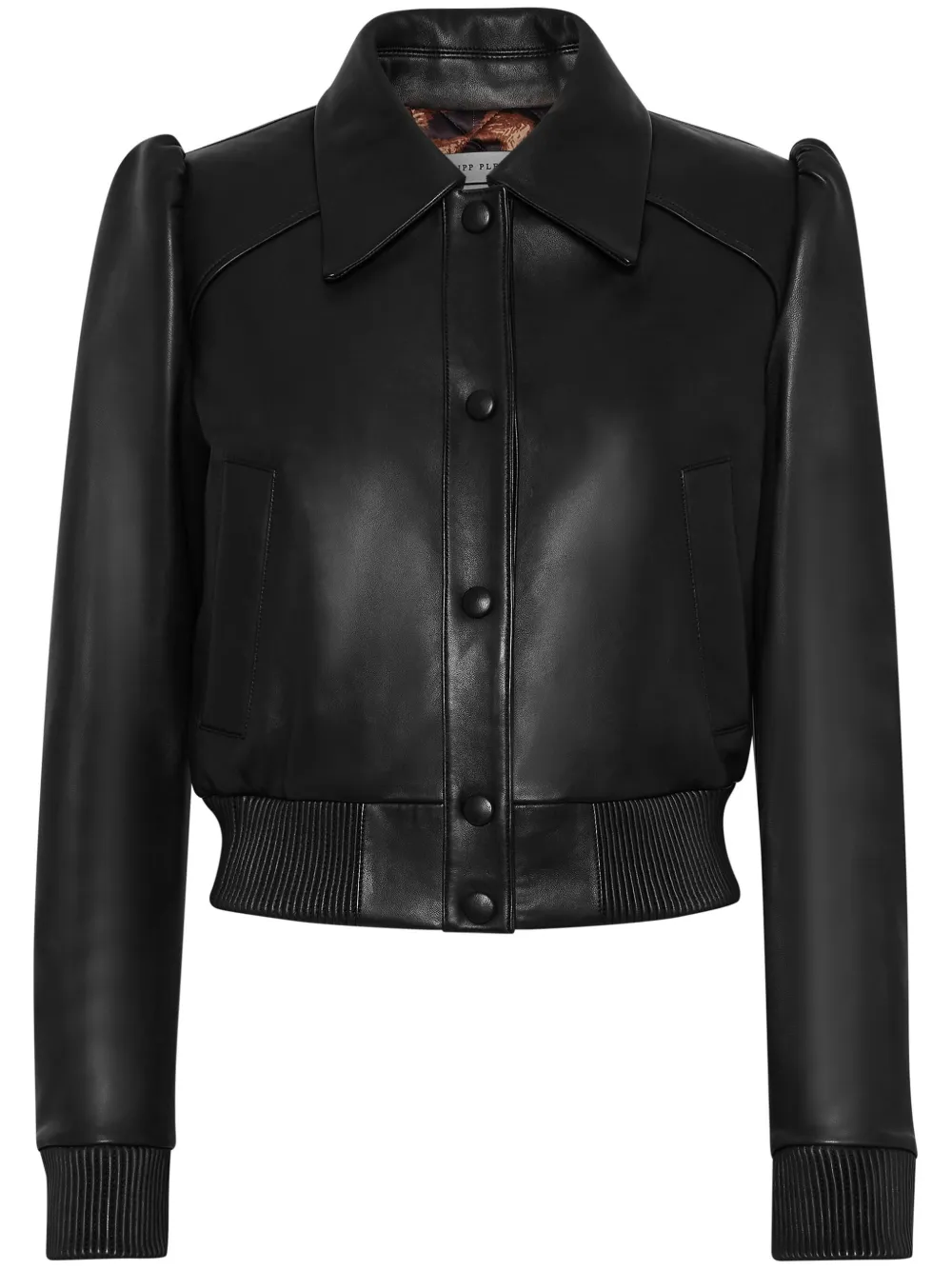 

Бомбер с логотипом Philipp Plein, черный