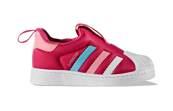Кроссовки оригиналы superstar 360 c Adidas, красный — фото 2