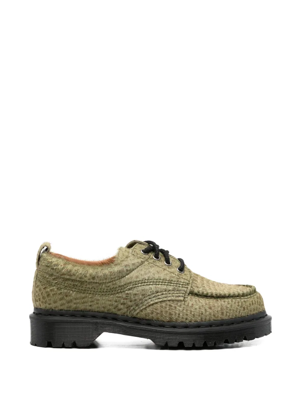 Текстурированные туфли-дерби Lowell Dr. Martens, зеленый