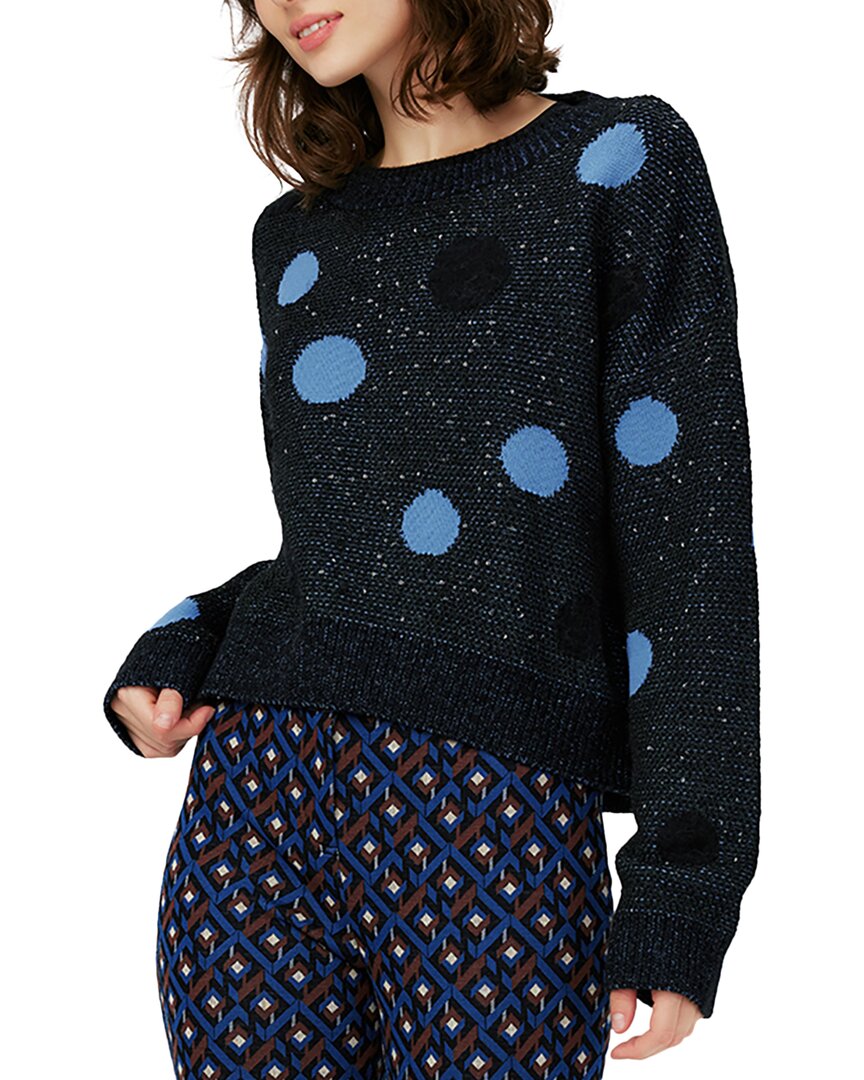 

Топ Diane von Furstenberg Phillipa из смеси шерсти и альпаки, синий