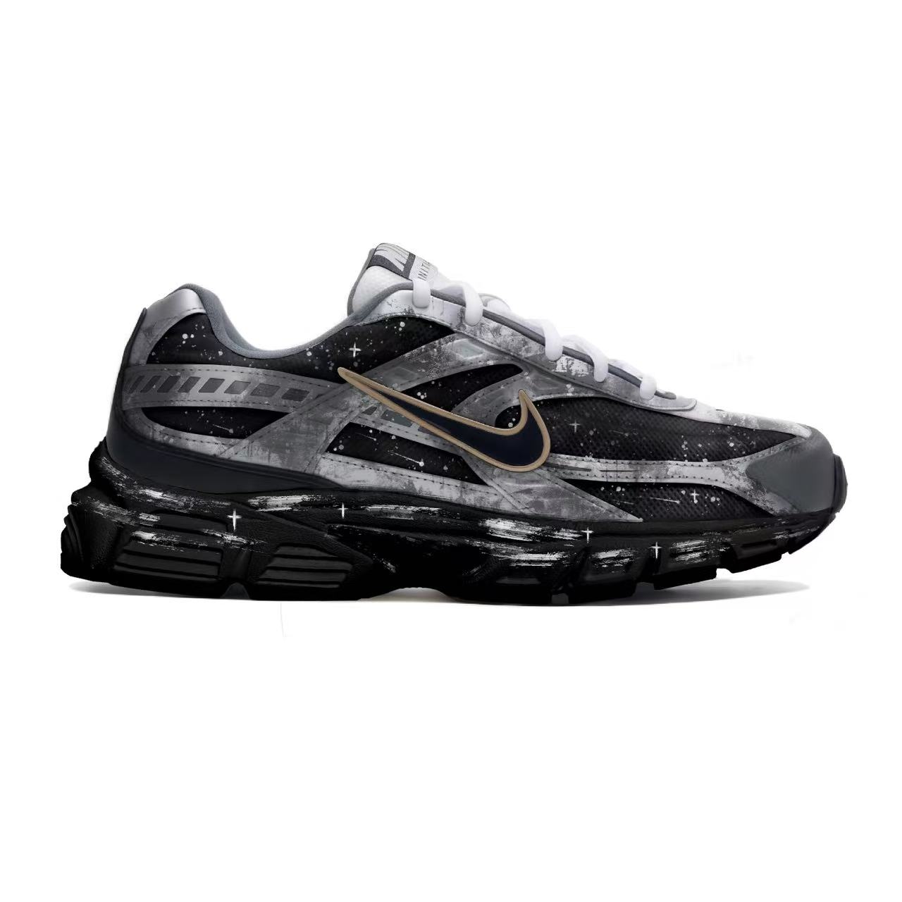 Nike Initiator Кроссовки для бега Мужские черно-серые — фото 4