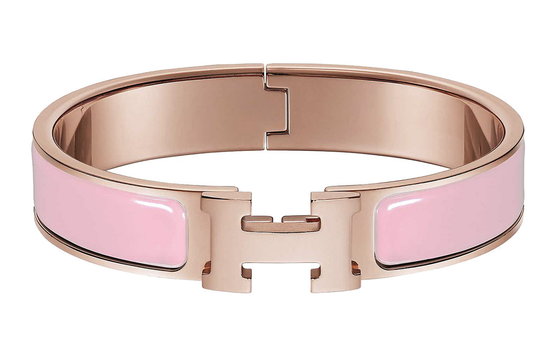 

HERMES Clic H браслеты для женщин с покрытием Rose Gold
