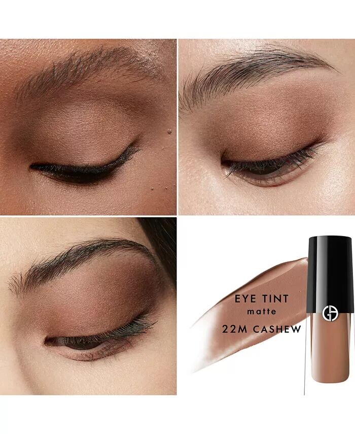 Стойкие жидкие тени для век Eye Tint Giorgio Armani, цвет 22M Cashew — фото 3