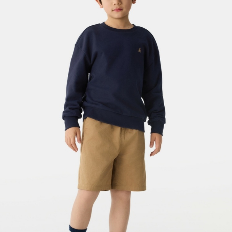Толстовка Spring Boys And Girls Bear Embroidery Kids' GAP, синий — фото 4