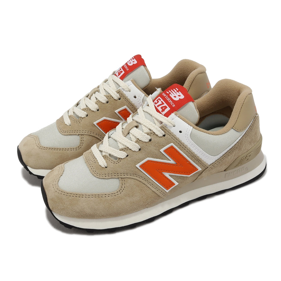 Кроссовки New Balance 574 'Bone Orange', бежевый — фото 3