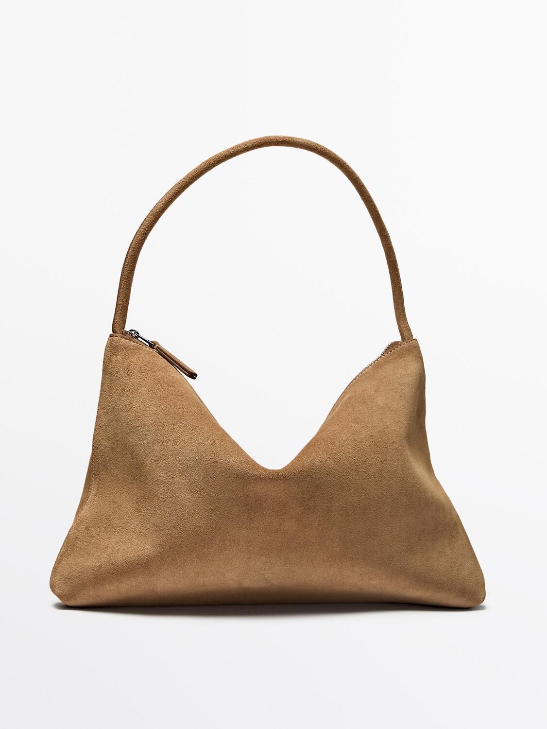 

Сумка из воловьей кожи Massimo Dutti, желтый