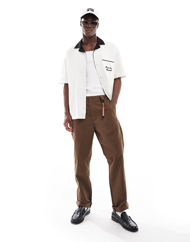 

Коричневые брюки свободного кроя Carhartt WIP Master
