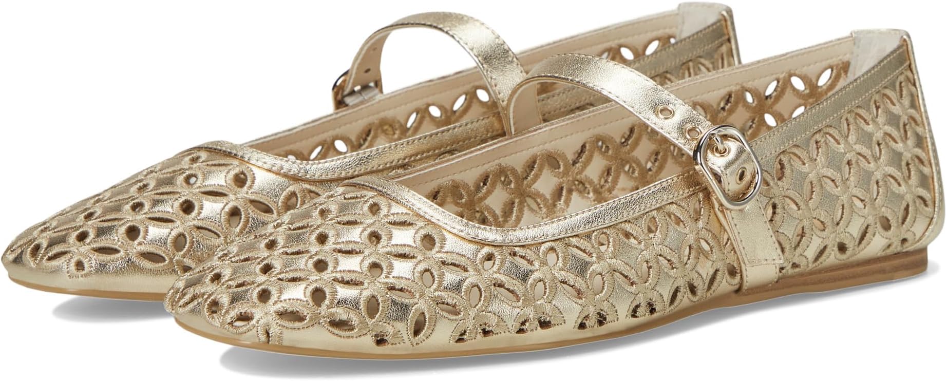 Балетки Dolce Vita Rodni Eyelet Perf, Platinum Leather