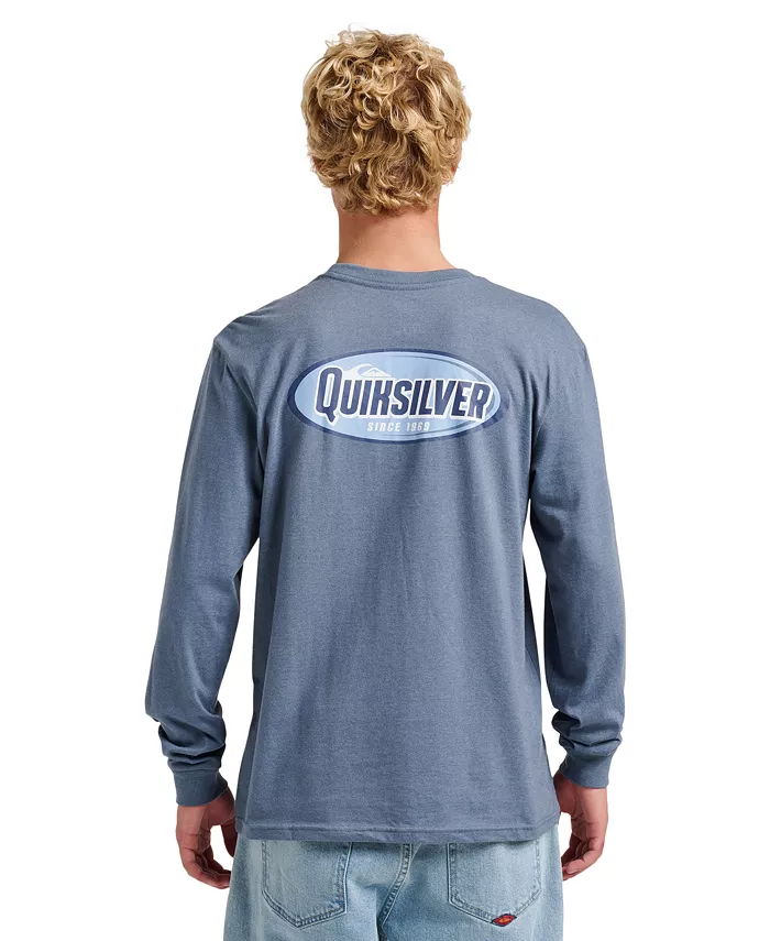 

Мужская футболка Cresent Speed с длинным рукавом Quiksilver, синий
