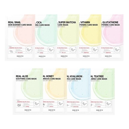 

[SOMEBYMI] Real Mask Настоящая маска для ухода за порами Super Matcha Some By Mi