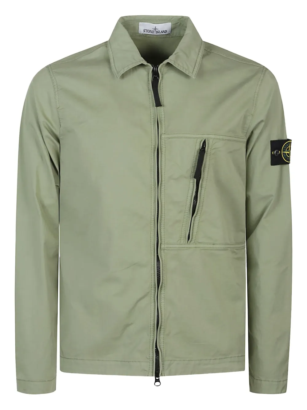 

Куртка с карманом на молнии Stone Island, зеленый