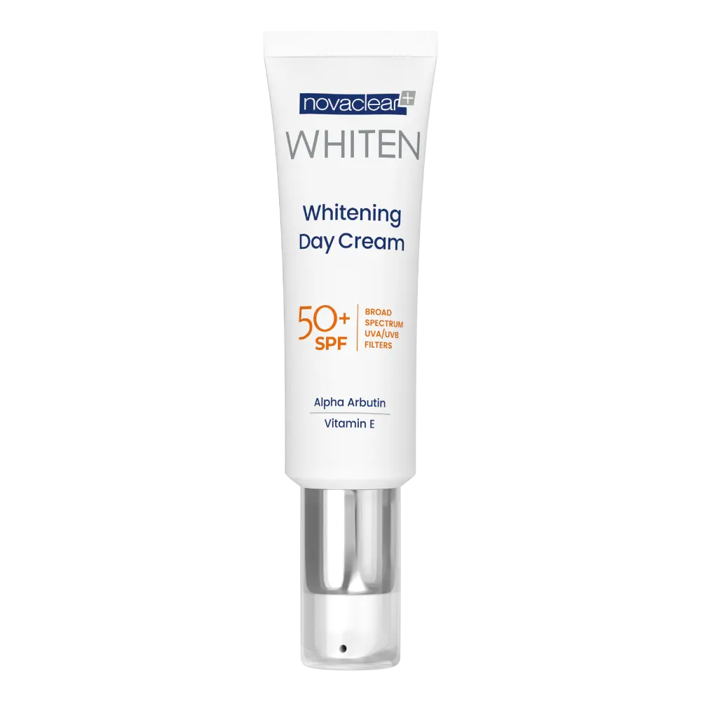 

Крем для лица с spf50+ от пигментных пятен Novaclear Whiten, 50 мл