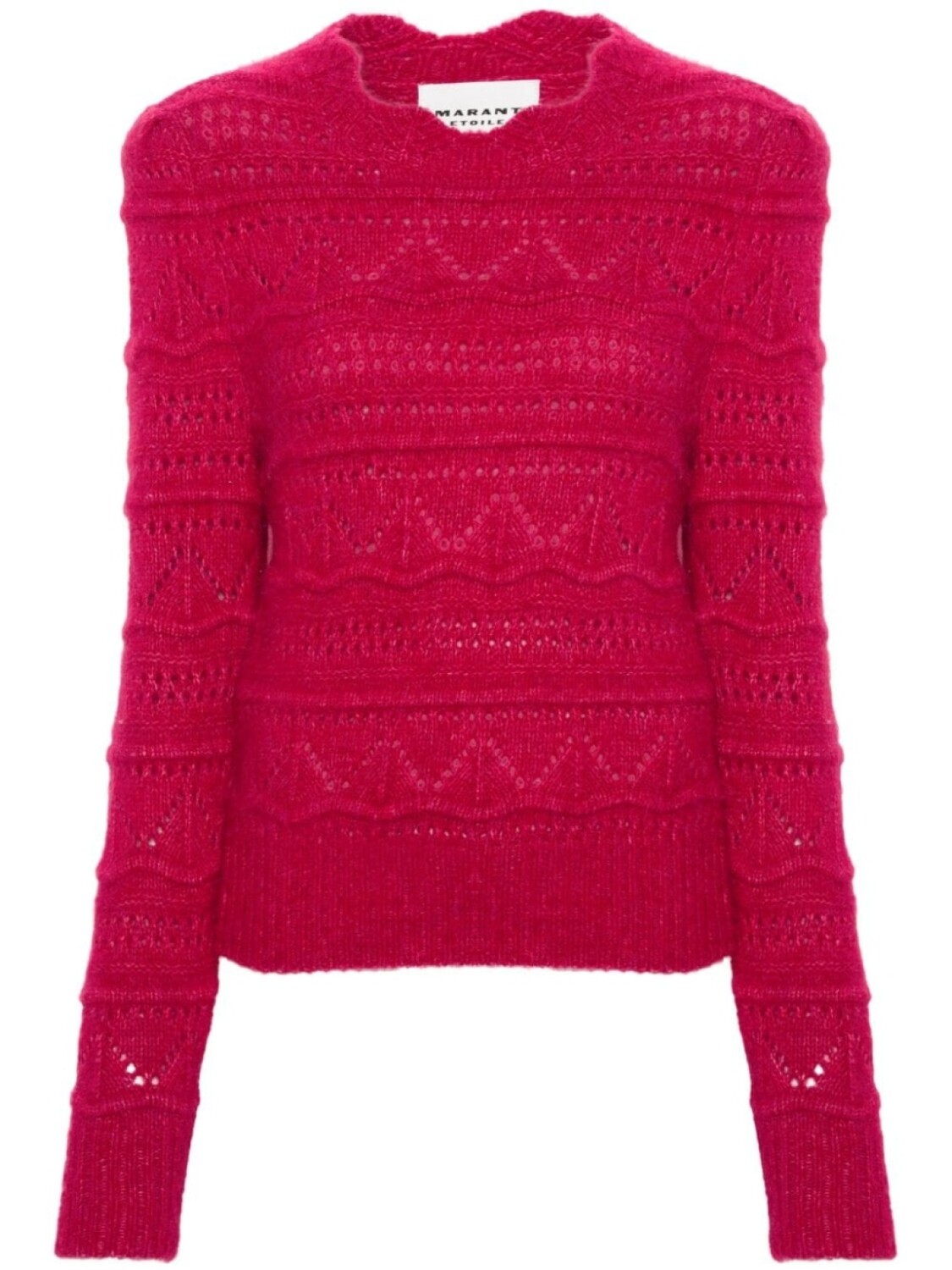 

MARANT ÉTOILE джемпер Othona с узором, розовый