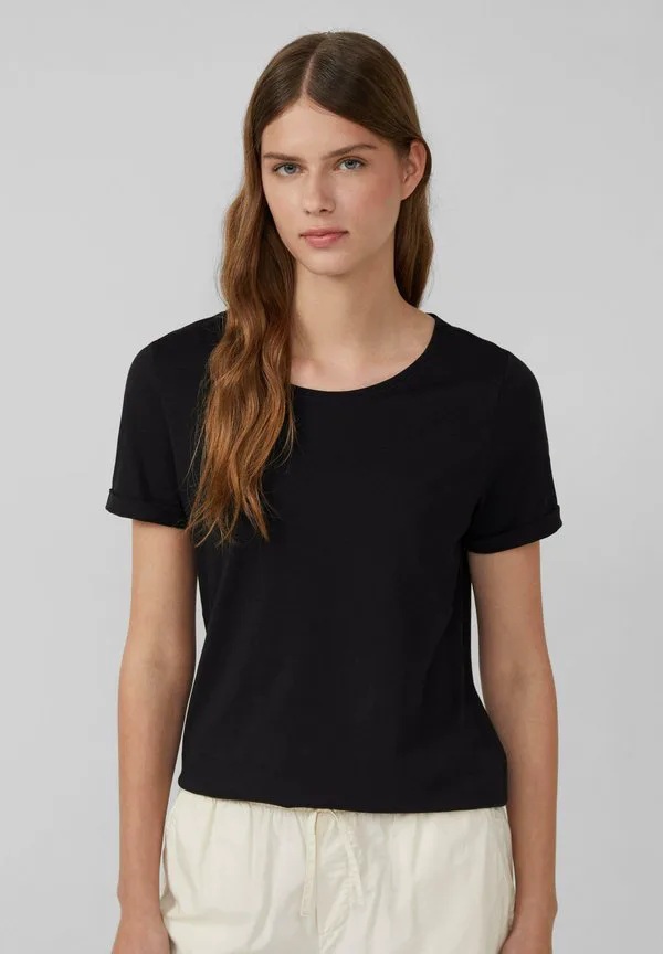 

Базовая футболка mit ärmelumschlag S.Oliver, Schwarz, Хаки, Базовая футболка mit ärmelumschlag S.Oliver, Schwarz